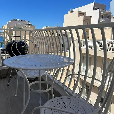 Sea Side View 2 Bedroom With Terrace Beppe's 公寓 圣保罗湾城